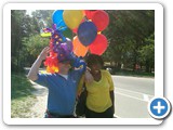 Me as THE BALLOON GUY in CENTRAL PARK for Premium Rush 9-2-10